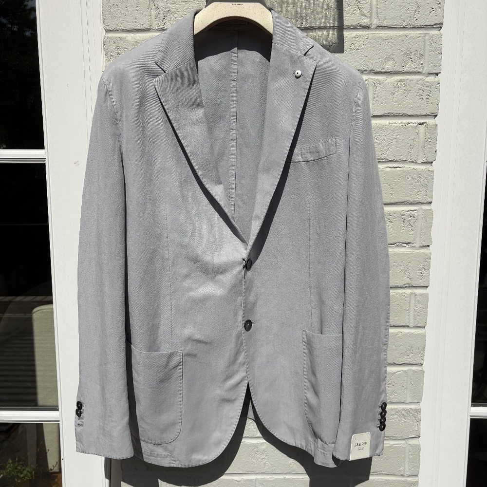 L.B.M. 1911 Cotton Sport Coat gray 44